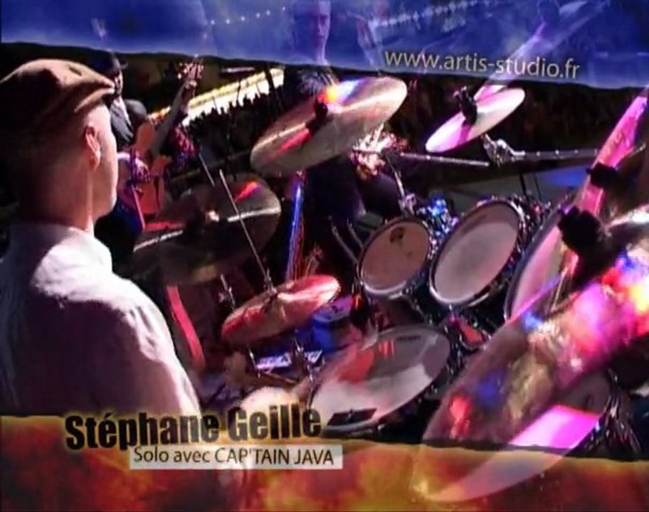 Solo batterie Stéphane Geille avec Cap'tain Java