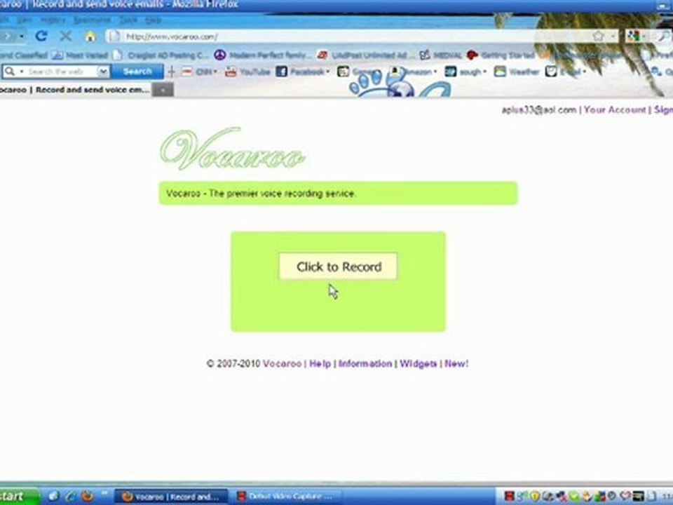 How To Send Emails without Typing: How to use Vocaroo.com