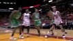 Michael Beasley drives the baseline and finishes with a mons