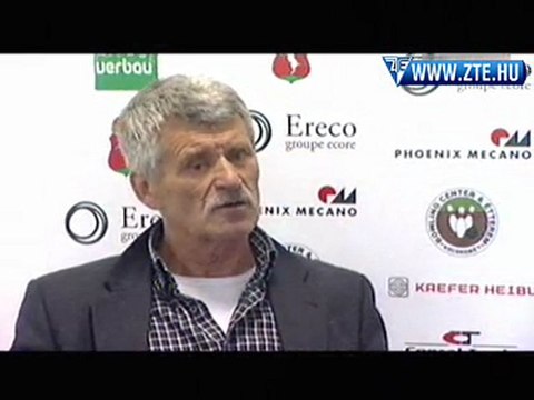 2010.04.24 Csank János nyilatkozott a KTE-ZTE bajnoki után