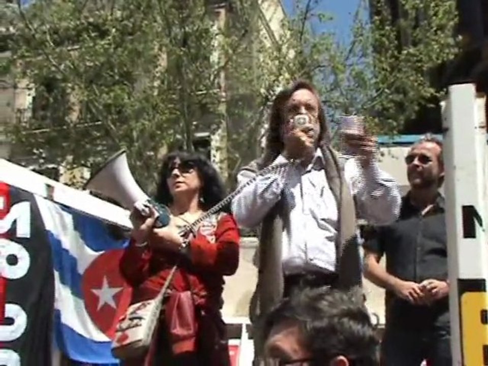 Manifestación por Cuba Madrid, abril 2010