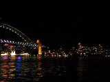 L'Opéra de Sydney et Harbour Bridge de nuit