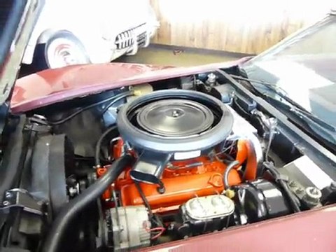 1975 Dark Red Corvette Stingray Convertible