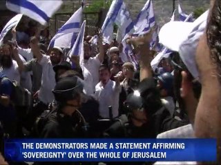Israeli rightwingers march for sovereignty in east Jerusalem
