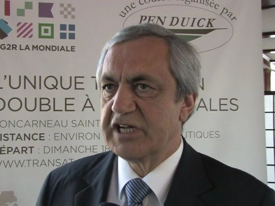 JT : Yvon Breton présente la Transat AG2R- La Mondiale