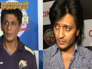 Shahrukh Khan Snubs Riteish!!