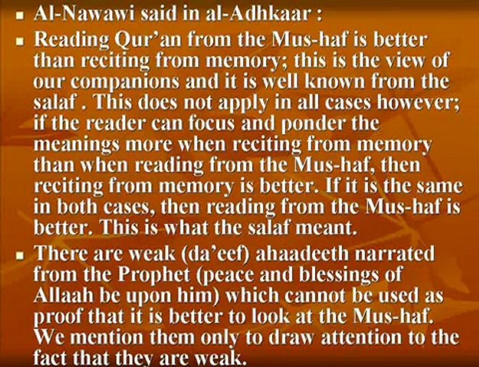 Islamic Questions-69 (5 Questions on Quran Readings)