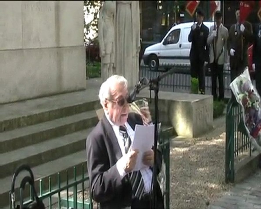 Journée de la déportation 25 avril 2010 - Paris 15ème