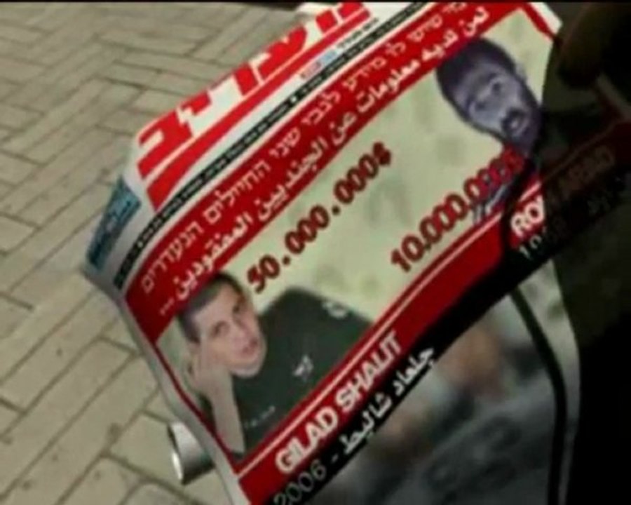 Guilad Shalit - Le dessin animé du Hamas