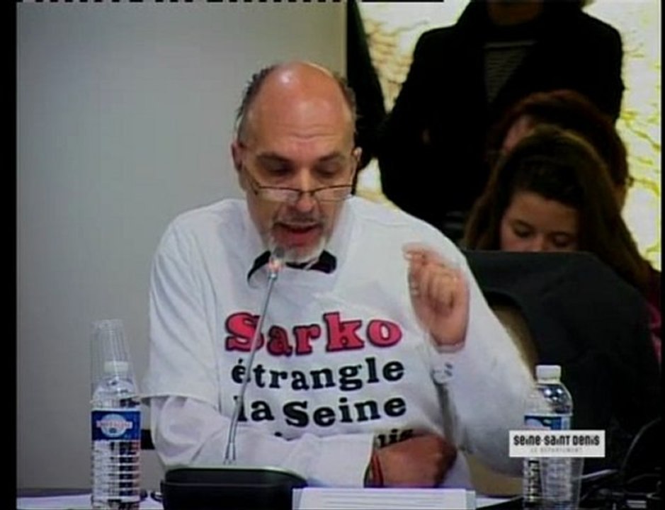 Séance du CG de la Seine-Saint-Denis - Prdt de groupe