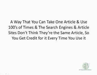 Put Your Site On Top of The Search Engines ! Free Report