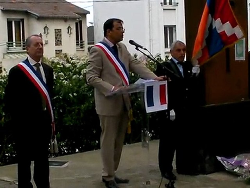 Discours P Kaltenbach à propos du génocide Arménien