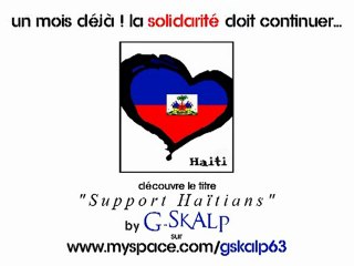 G-SKALP - Support Haitians - Prod. By 3pon (Six-Three Label)