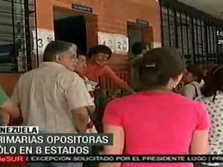 Download Video: Oposición venezolana realiza elecciones primarias, escasa p