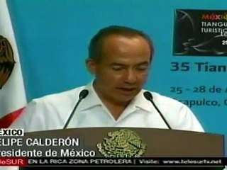 Seguiré trabajando por seguridad: Calderón