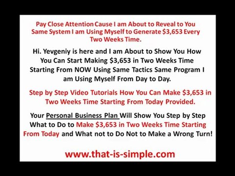 Top Home Based Business - Make $3,653 in Two Weeks.