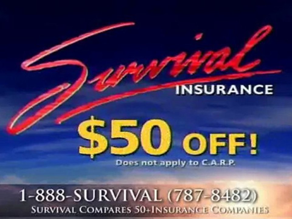 Banned Commercials Survival Auto Insurance rates