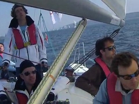 CCE 2010 : Bord sous spi à bord de KPMG-ESCP Europe