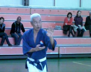 Stage  pedagogique d iaido par hiroo mochizuki