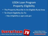 USDA Home Loan Program; 100% Financing