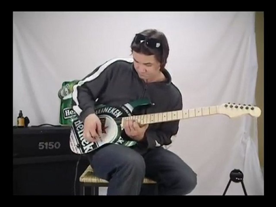 Custom Heineken Electric Guitar
