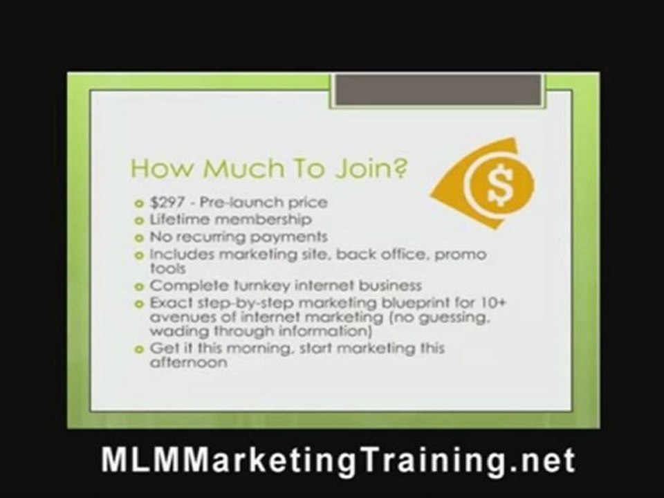 MLMZing  Internet Marketing - Training Part 6
