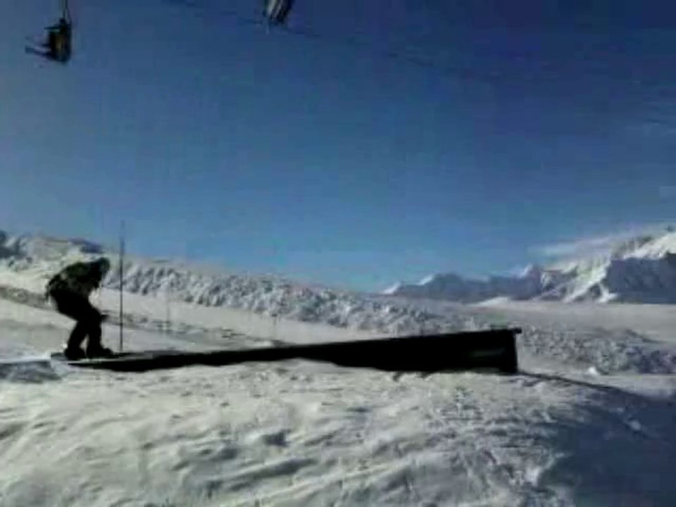 Freeride dans les Alpes (Valloire, Janvier 2010)