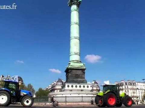 Manifestation des agriculteurs dans Paris