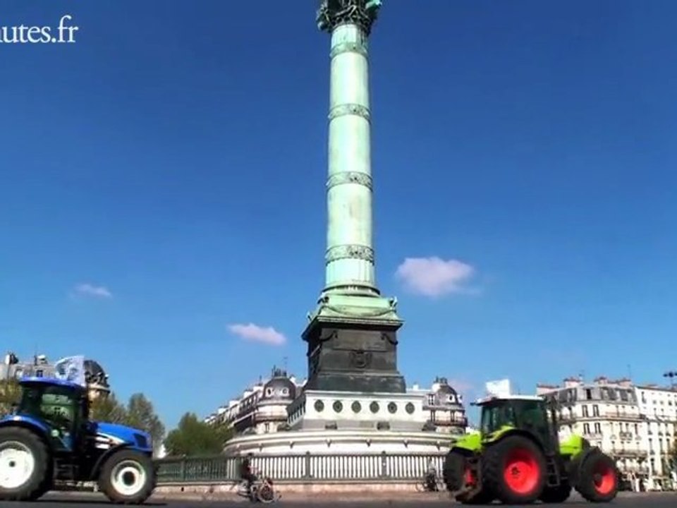 Manifestation des agriculteurs dans Paris