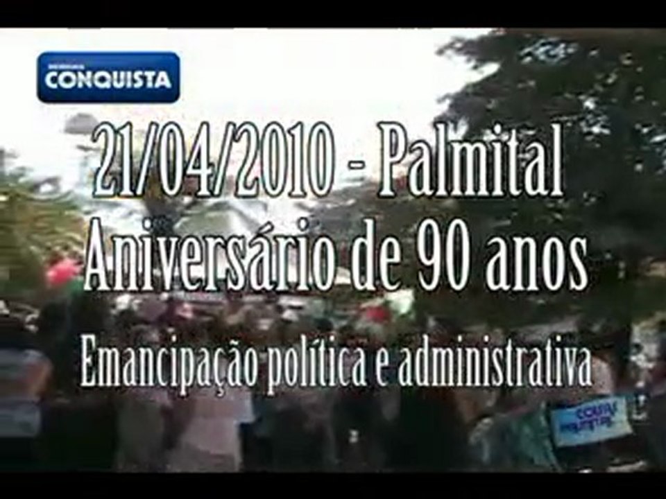 ANIVERSÁRIO DE PALMITAL