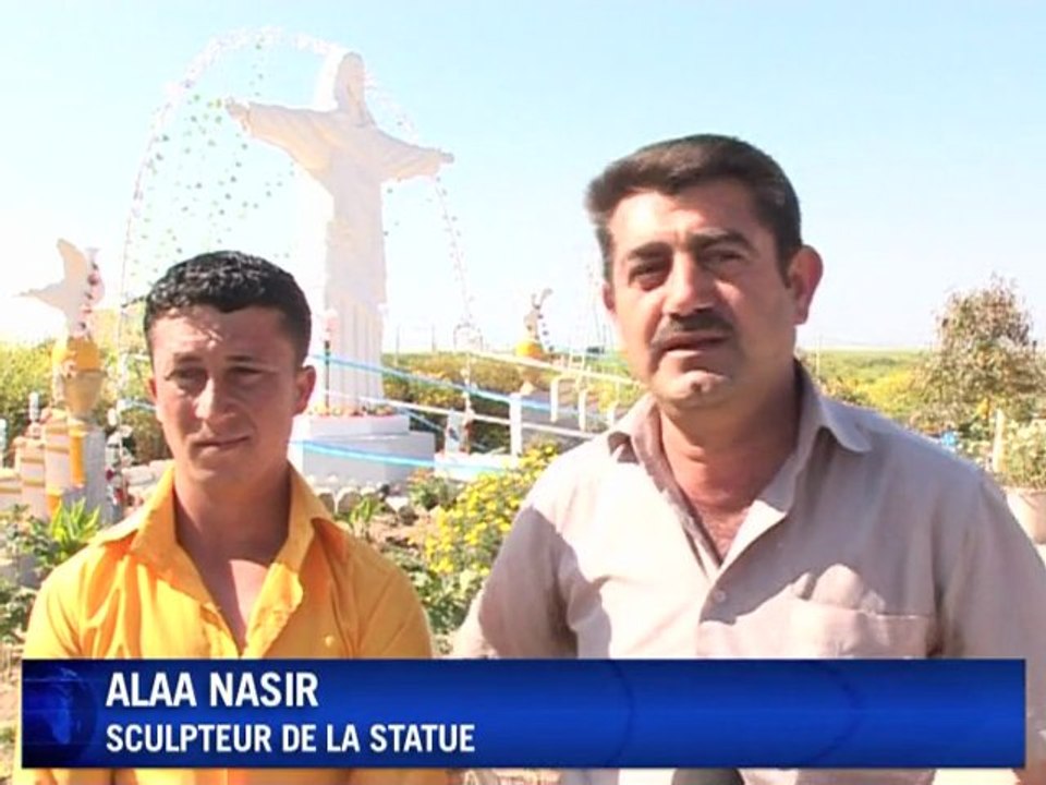 Irak: face aux menaces, les chrétiens érigent une statue statue du Christ rédempteur