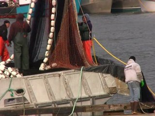 Sitka Fishermen Repair a Purse Seine Net