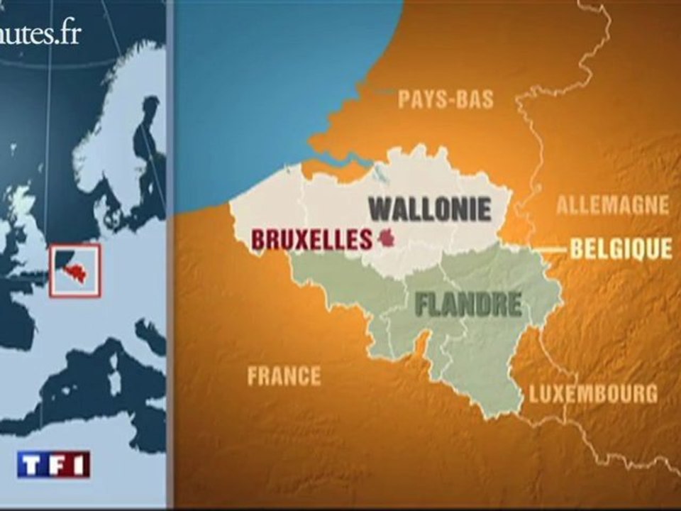 TF1 ne sait pas situer la Flandre et la Wallonie