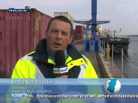 Mulhouse Rhin : perte de l'activité fluviale de 11,2%