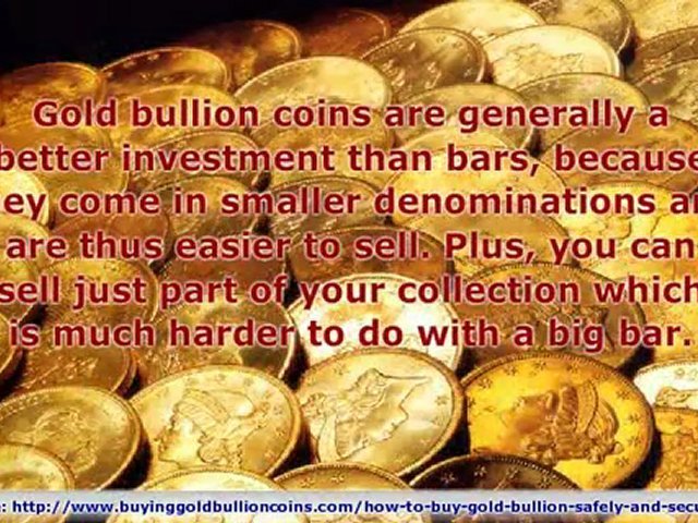 How to Buy Gold Bullion Online