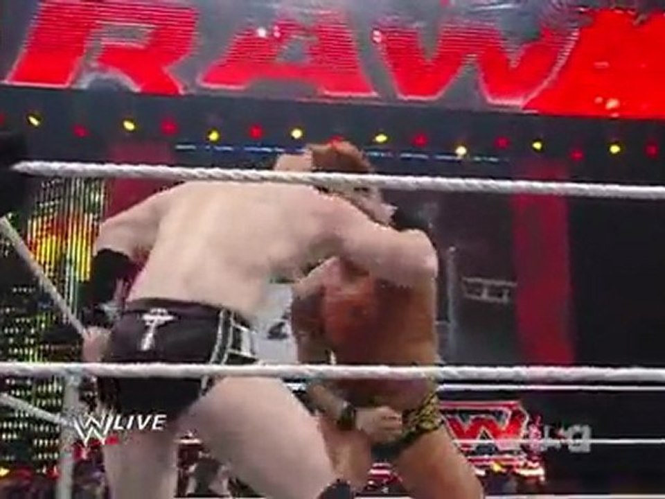 Batista vs Sheamus vs Randy Orton Part 1