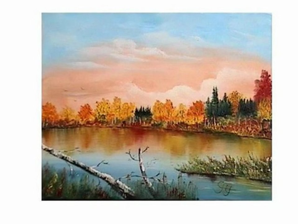 Lac en automne