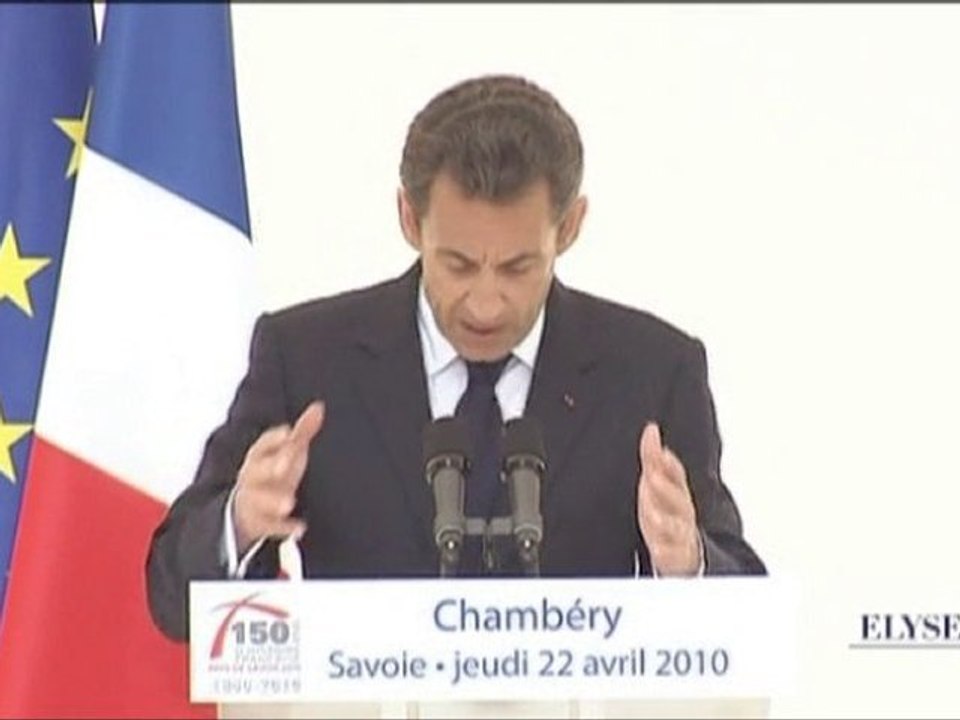 Discours 150è anniversaire du rattachement de la Savoie