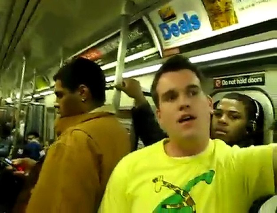 improvisation chantée dans le métro de new-york