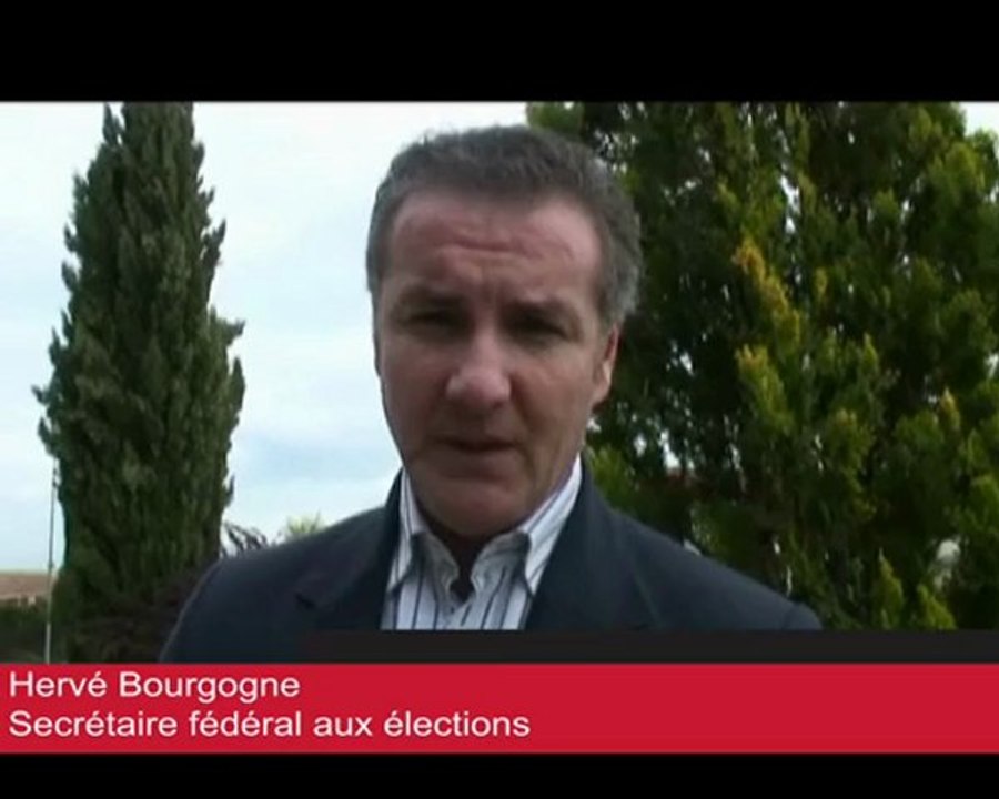 Hervé Bourgogne au séminaire des secrétaires de section