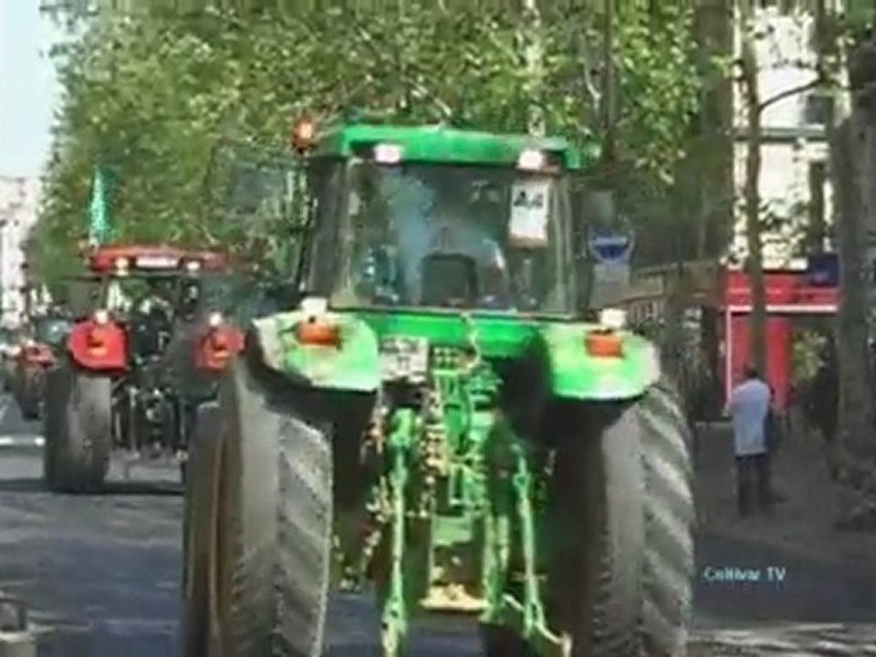 manifestation des tracteurs à Paris