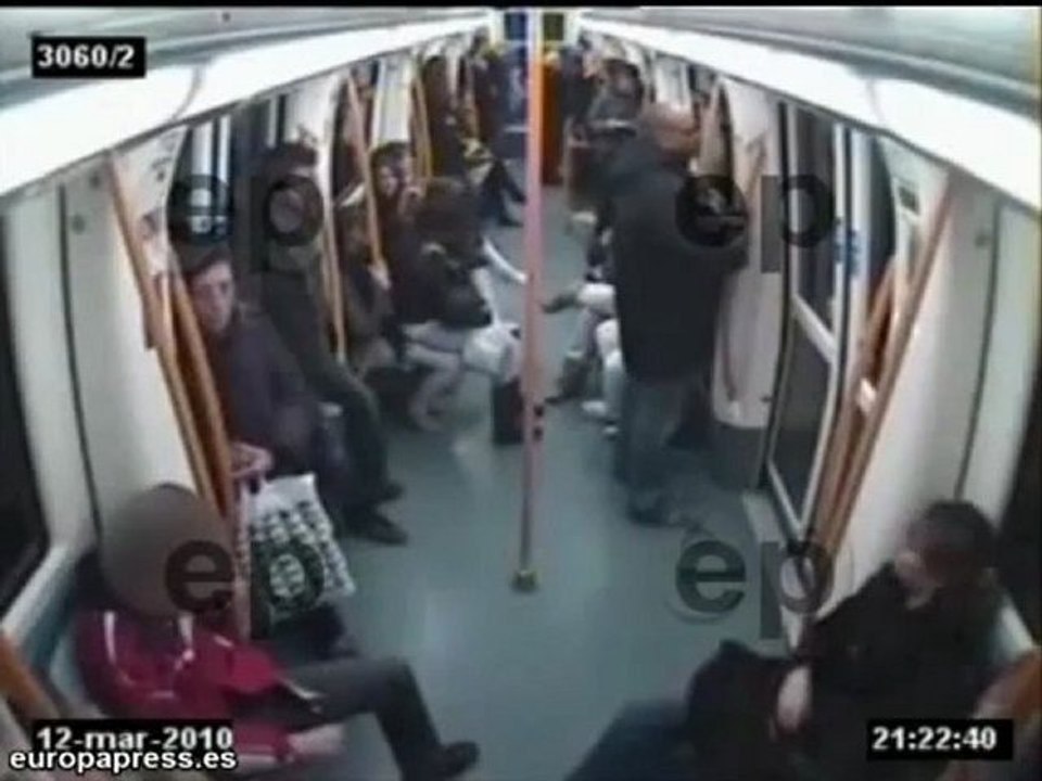 Otro brutal ataque en el subte de España