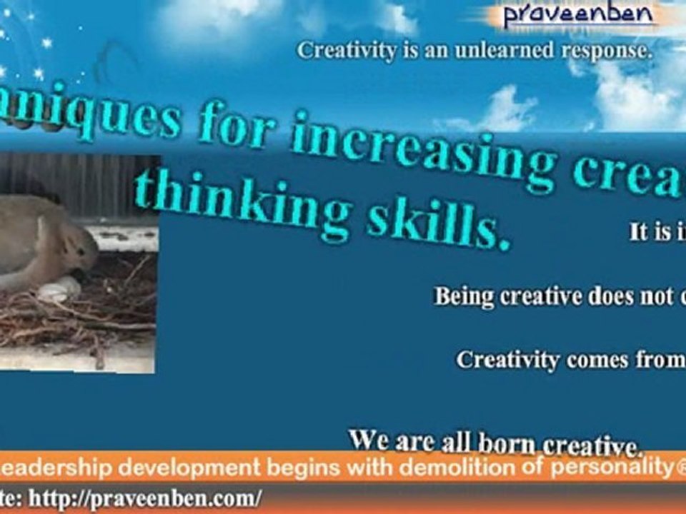 Learn How to ignite your creative thinking potential