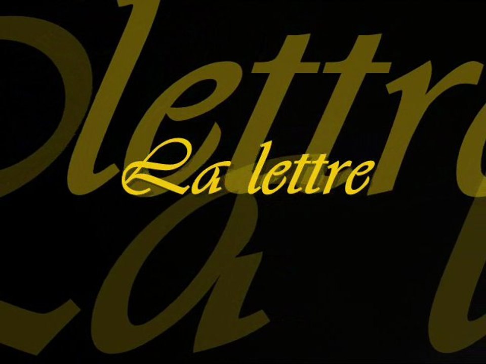 La lettre