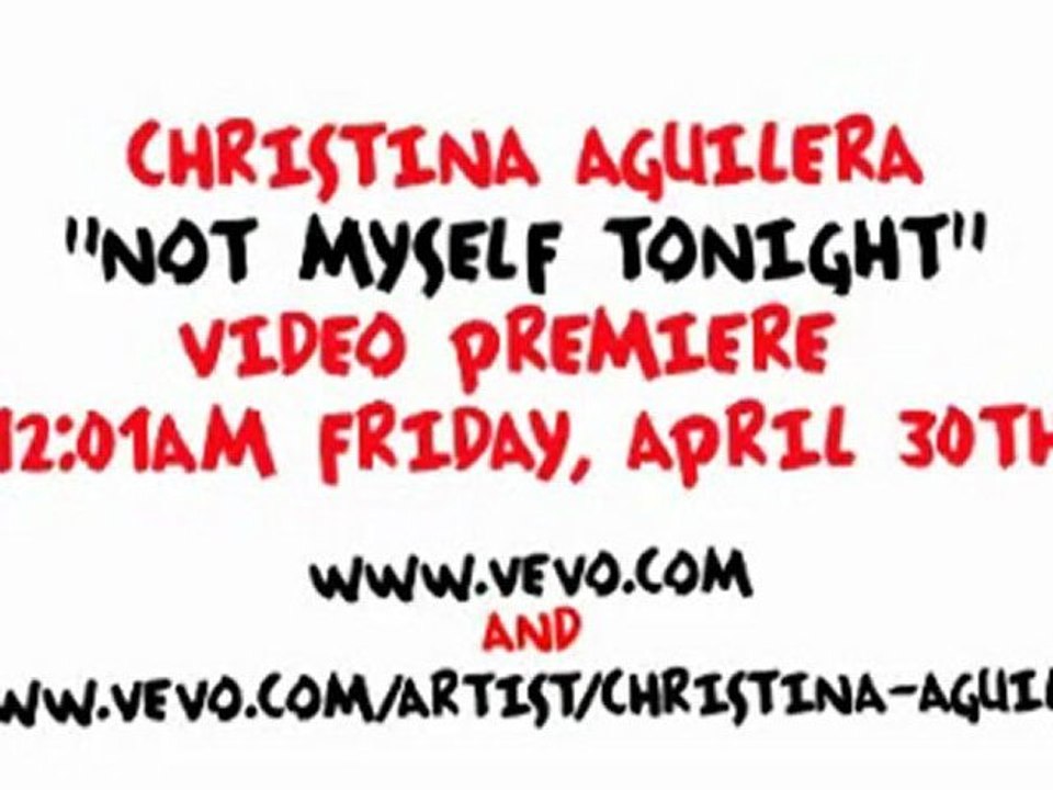 Clip Not Myself Tonight Music Video [extrait officiel 2]