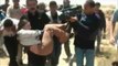 l'armée israelienne mitraille des protestant non-armé