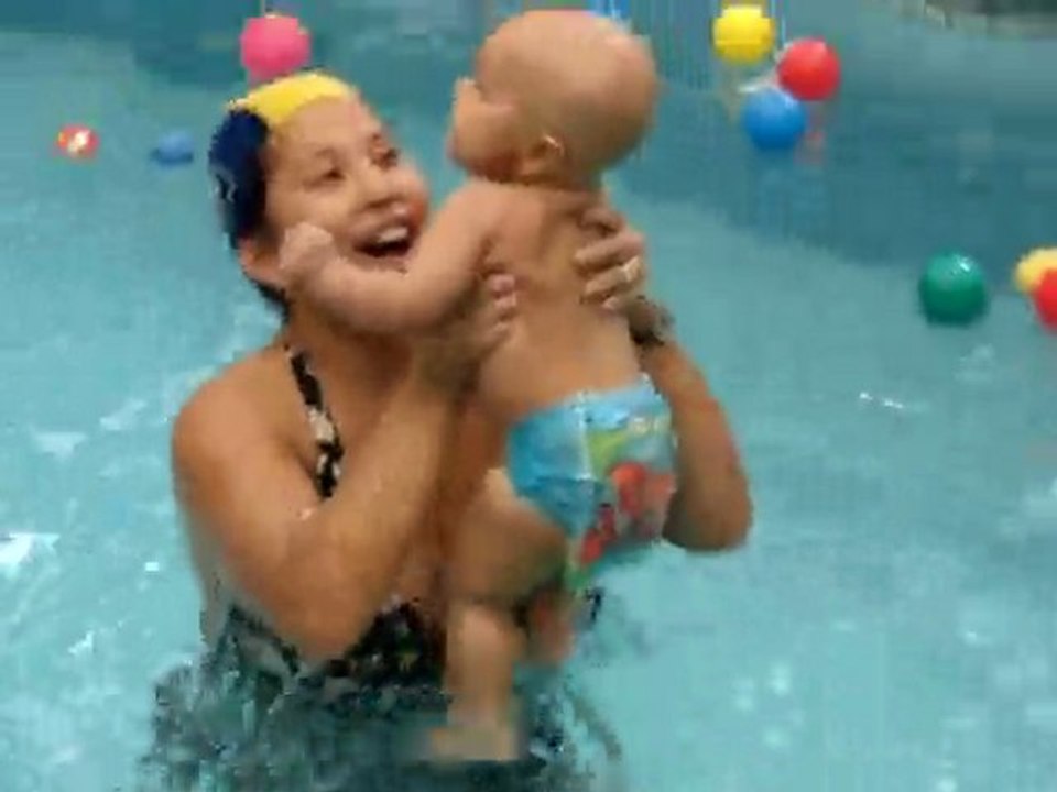First swimming lesson