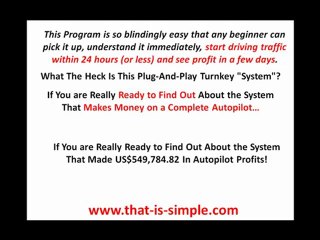Make Money UK – The Lazy Plug N plaY System.