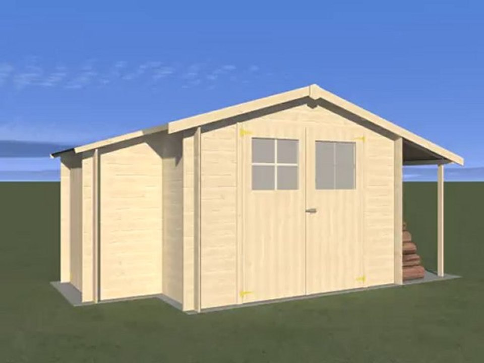 Présentation abri de jardin en bois Châtel sur ParlonsJardin