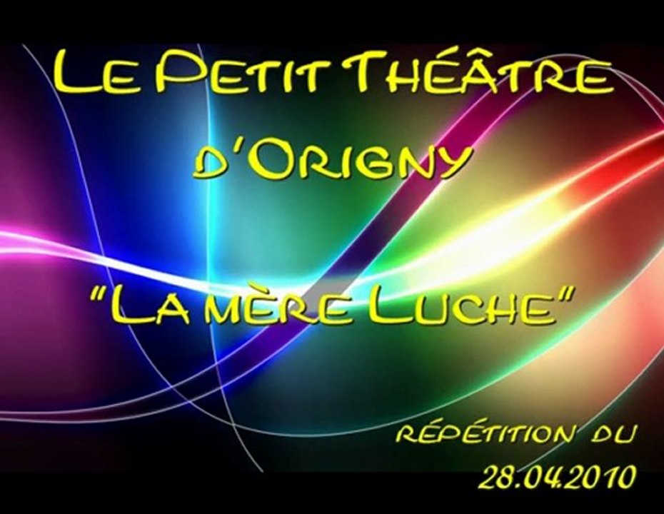 Théâtre - répétition - 28.04.2010